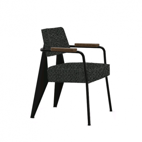 Fauteuil Direction Special: upholstery Dumet - Vitra - Jean Prouvé - Furniture by Designcollectors