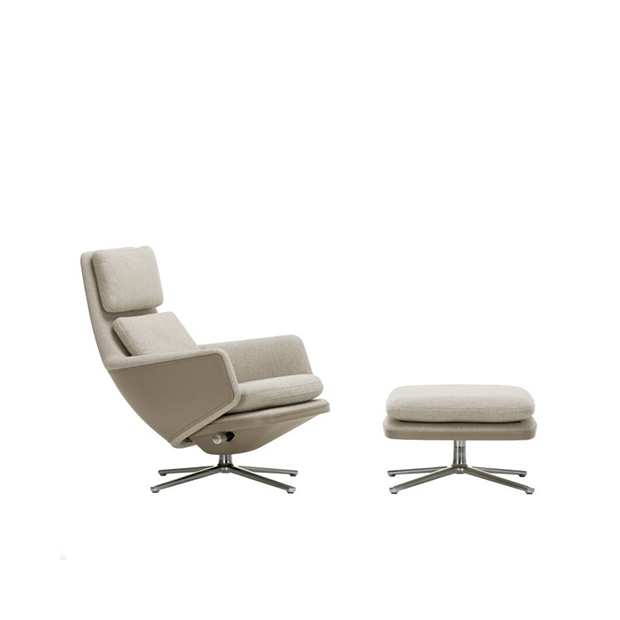 Grand Relax & Ottoman: leather - Vitra - Antonio Citterio - Home - Furniture by Designcollectors