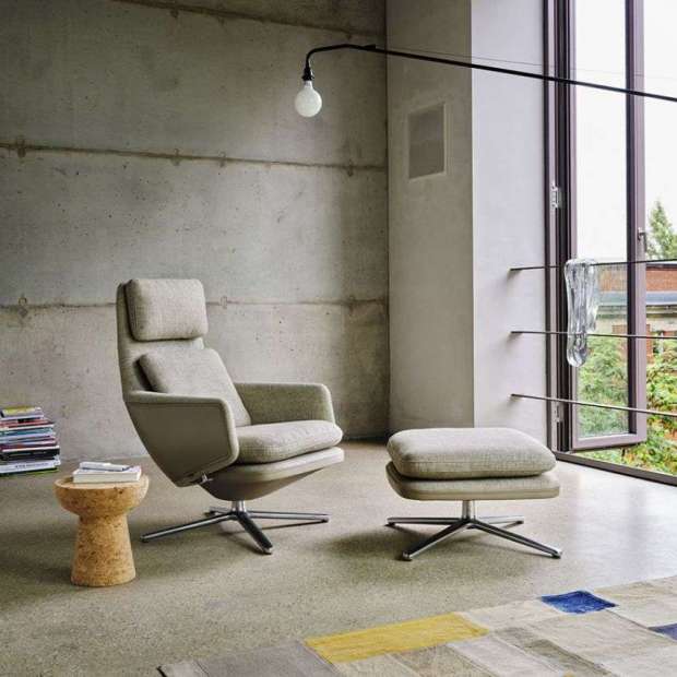 Grand Relax & Ottoman - Vitra - Antonio Citterio - Accueil - Furniture by Designcollectors