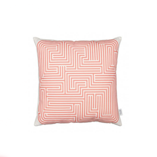 Pillow: Maze, pink
