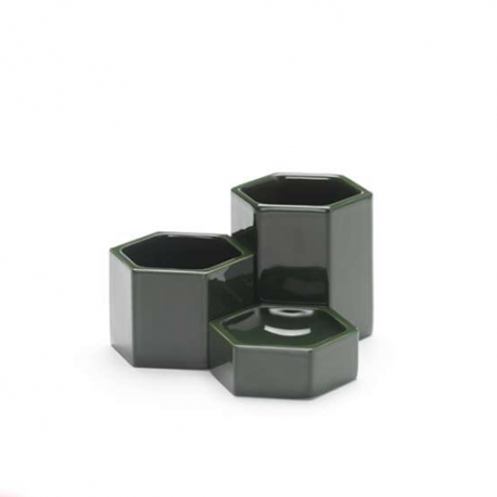 Hexagonal Containers, Dark green - Vitra - Jasper Morrison - Furniture by Designcollectors