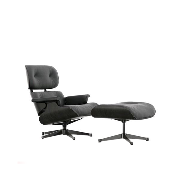Lounge Chair & Ottoman deep black - Vitra - Charles & Ray Eames - Home - Furniture by Designcollectors