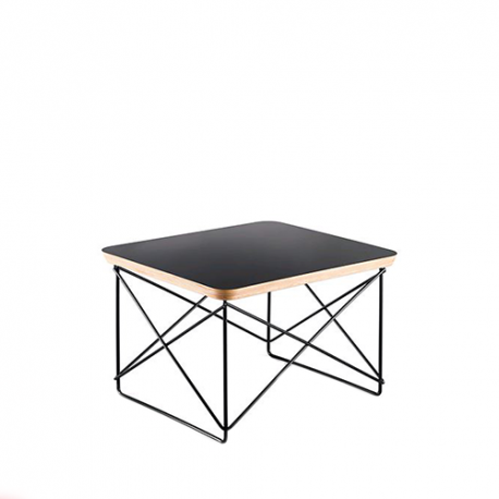 Occasional Table LTR Bijzettafel - HPL black - base basic dark - Vitra - Charles & Ray Eames - Tafels - Furniture by Designcollectors