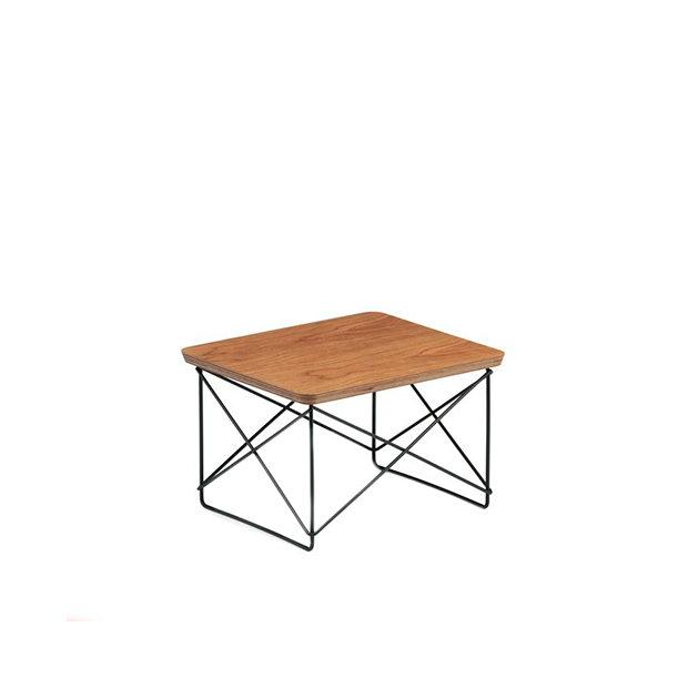 Occasional Table LTR Bijzettafel- American cherry - base basic dark - Vitra - Charles & Ray Eames - Tafels - Furniture by Designcollectors
