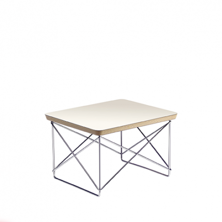 Occasional Table LTR - HPL white - base chromed - Vitra - Furniture by Designcollectors