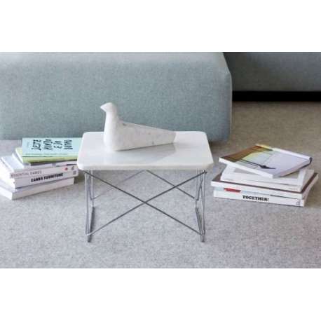 Occasional Table LTR Bijzettafel - HPL white - base chromed - Vitra - Charles & Ray Eames - Tafels - Furniture by Designcollectors