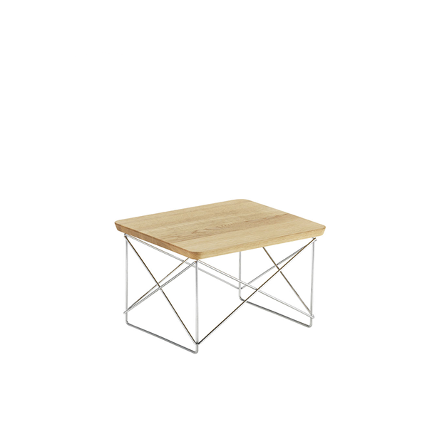 Occasional Table LTR - natural oak - base chromed - Vitra - Charles & Ray Eames - Tables - Furniture by Designcollectors