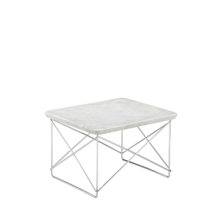 Occasional Table LTR Table d'appoint: marble - Base chromed