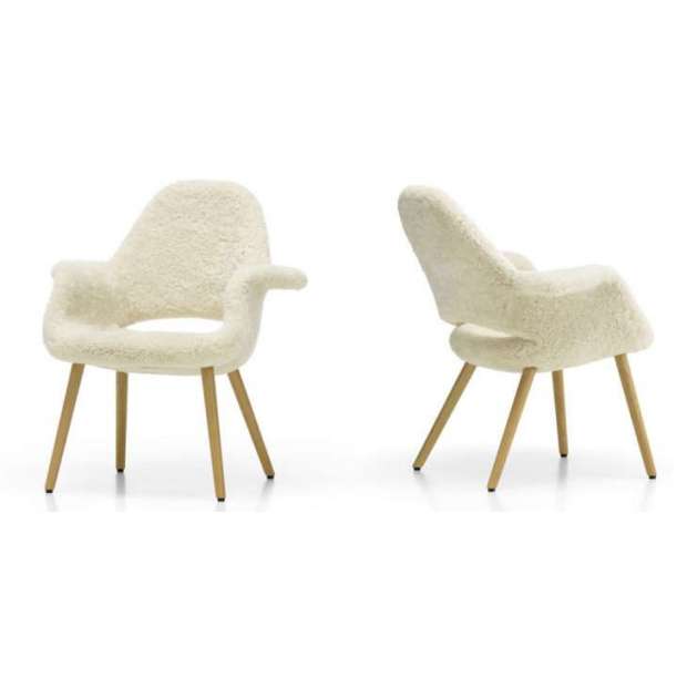 Organic Chair Sheepskin moonlight - limited edition - Vitra - Charles & Ray Eames - Home - Furniture by Designcollectors