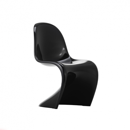 Panton Chair Classic - Black - Vitra - Verner Panton - Furniture by Designcollectors