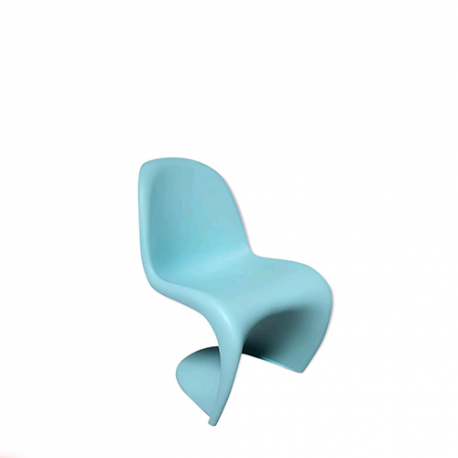Panton Chair Junior - end of life colours - Light blue - Vitra - Verner Panton - Furniture by Designcollectors