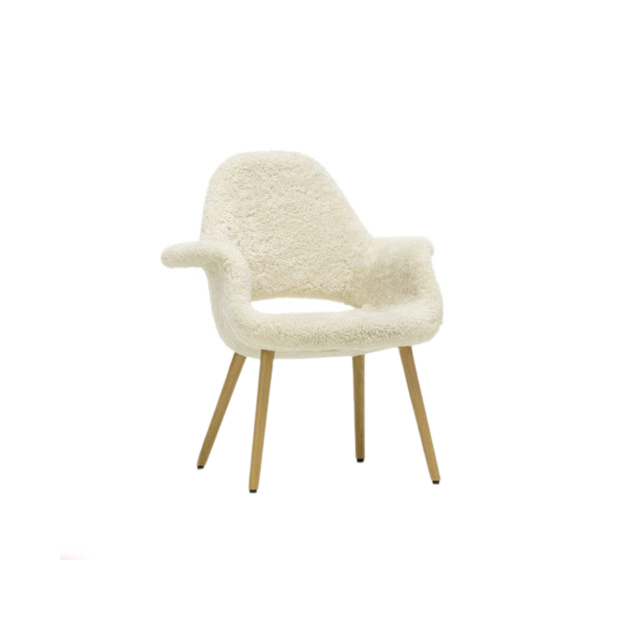 Organic Chair Peau de mouton Moonlight - Limited Edition - Vitra - Charles & Ray Eames - Accueil - Furniture by Designcollectors