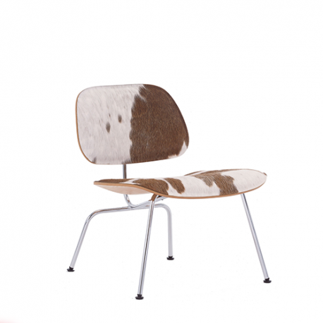 Plywood Group LCM Stoel Kalfsvacht - Ash natural - Brown/ white - Vitra - Charles & Ray Eames - Furniture by Designcollectors