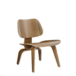 Plywood Group LCW Chair - black pigmented walnut