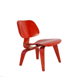 Plywood Group LCW Chaise - ash red stained