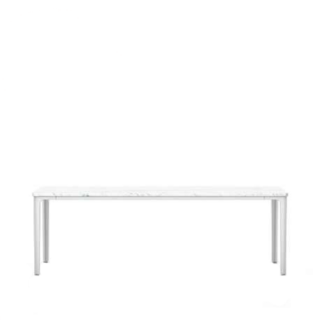 Plate Table - Carrara marble - H 370 x L 1130 x D 410 mm
