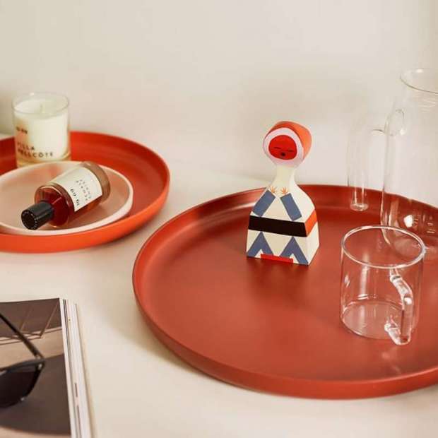 Trays Dienbladen Set van 3 - rood - Vitra - Jasper Morrison - Home - Furniture by Designcollectors