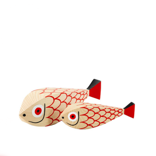 Wooden Doll: Mother Fish & Child