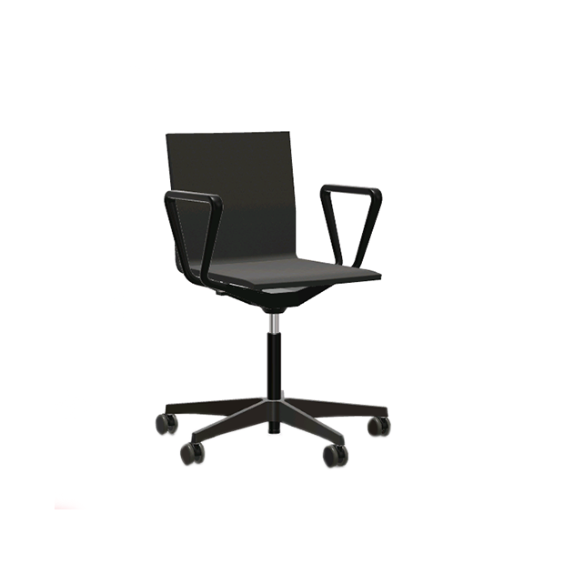 MVS .04 Chair -With armrests - dark grey - Vitra - Maarten van Severen - Accueil - Furniture by Designcollectors