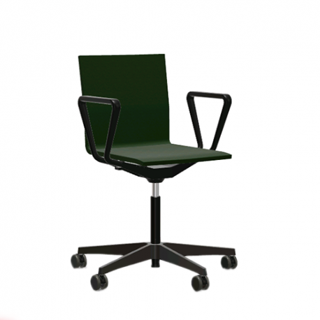 MVS .04 Chair -With armrests - dark green - Vitra - Maarten van Severen - Furniture by Designcollectors