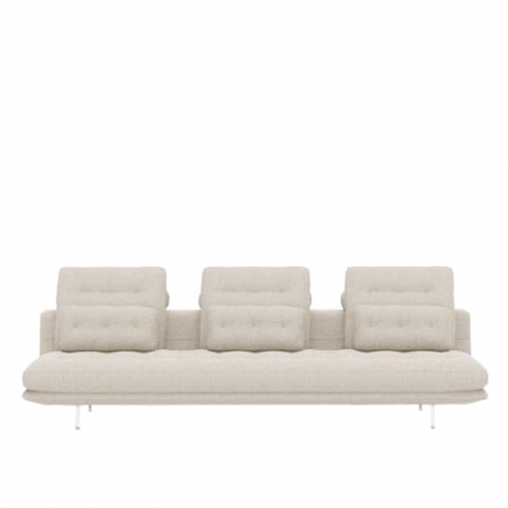 Grand Sofà, 3½-Seater, Savana Pearl melange - Vitra - Antonio Citterio - Furniture by Designcollectors