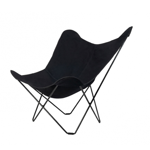 Butterfly Chair Outdoor Black -  - Jorge Ferrari Hardoy - Chaises de Jardin - Furniture by Designcollectors