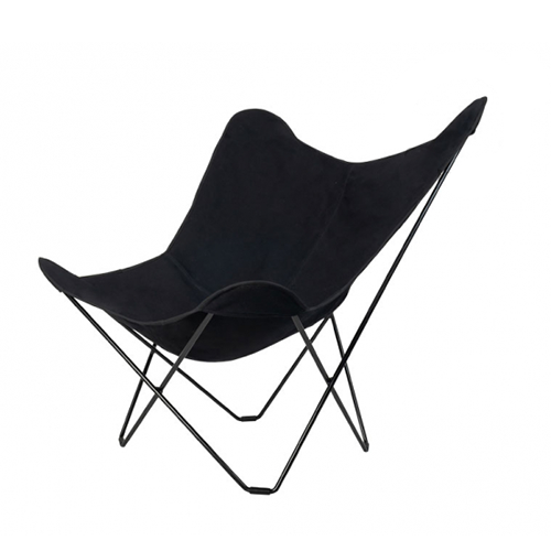 Butterfly Chair Outdoor Black -  - Jorge Ferrari Hardoy - Tuinstoelen - Furniture by Designcollectors