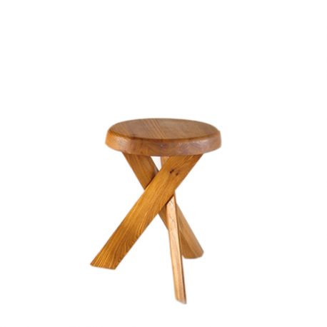 S31A Stool, low seat - Pierre Chapo - Pierre Chapo - Furniture by Designcollectors