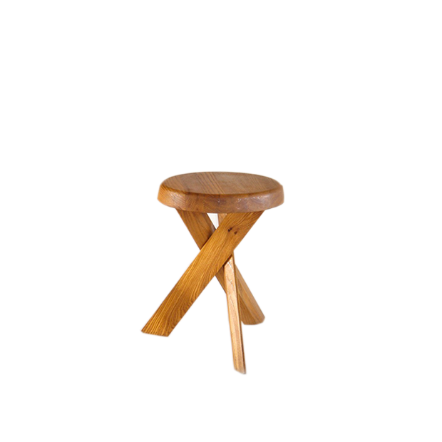 S31A Stool, low seat - Pierre Chapo - Pierre Chapo - Stools & Benches - Furniture by Designcollectors