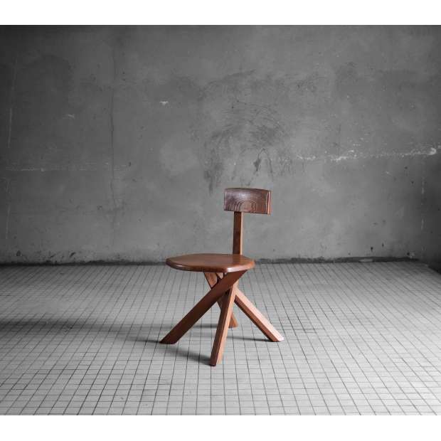S34 Stoel met 7-rugleuning - Pierre Chapo - Pierre Chapo - Stoelen - Furniture by Designcollectors