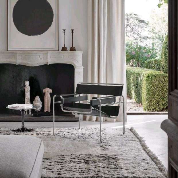 Wassily Lounge Chair, Dark brown Spinneybeck Belting Leather - Knoll - Marcel Breuer - Stoelen - Furniture by Designcollectors