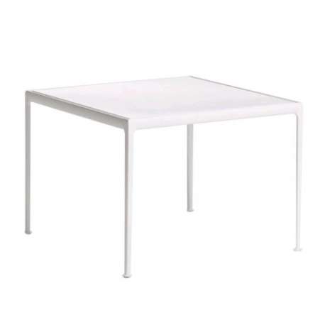 Schultz Dining Table 1966, square, White porcelain top - Knoll - Richard Schultz - Furniture by Designcollectors
