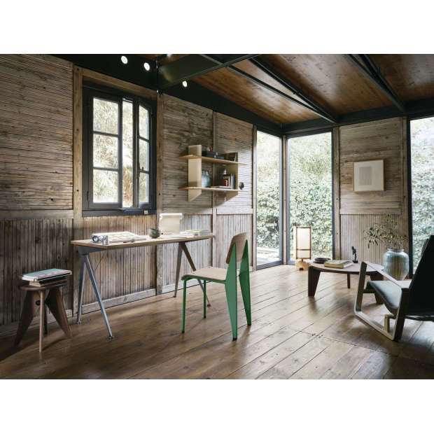 Standard Chair - Natural oak - Blé Vert - Vitra - Jean Prouvé - New Jean Prouvé Collection - Furniture by Designcollectors