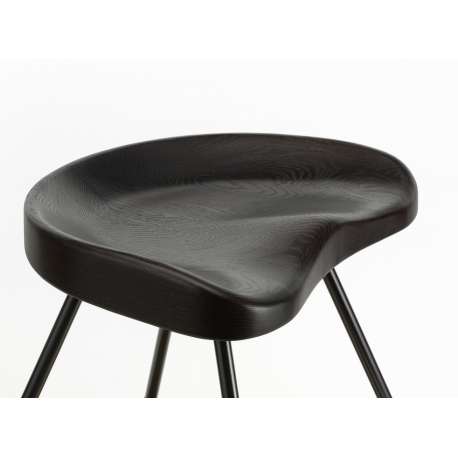 Tabouret 307 Deep Black - Vitra - Jean Prouvé - New Jean Prouvé Collection - Furniture by Designcollectors