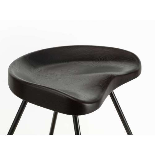 Tabouret 307 Deep Black - Vitra - Jean Prouvé - New Jean Prouvé Collection - Furniture by Designcollectors