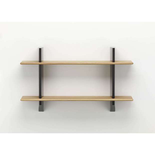 Rayonnage Mural - Natural oak - Deep black - Vitra - Jean Prouvé - New Jean Prouvé Collection - Furniture by Designcollectors