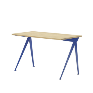 Compas Direction Desk - Natural oak - Bleu Marcoule