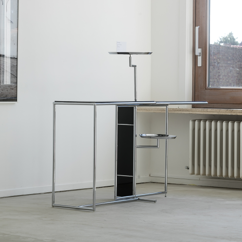 Rivoli Side Table, Black high-gloss - Classicon - Eileen Gray - Home - Furniture by Designcollectors