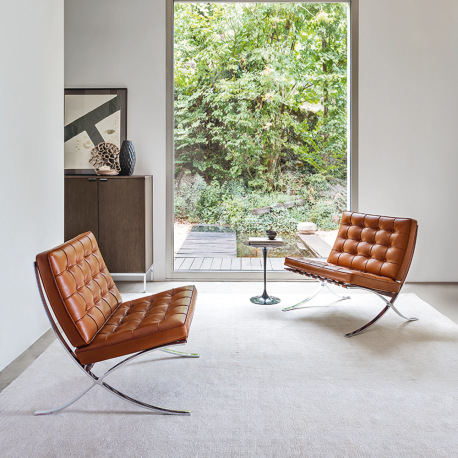 Barcelona Chair Relax: Special Edition, Brown - Knoll - Ludwig Mies van der Rohe - Lounge Chairs & Club Chairs - Furniture by Designcollectors