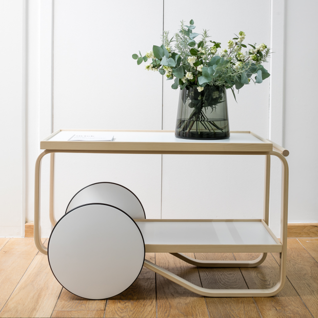 901 Tea Trolley White - Artek - Alvar Aalto - Home - Furniture by Designcollectors