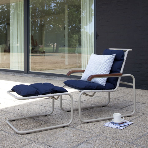 S 35 N Chaise All Seasons, Warm Grey, Nature - Furniture by Designcollectors