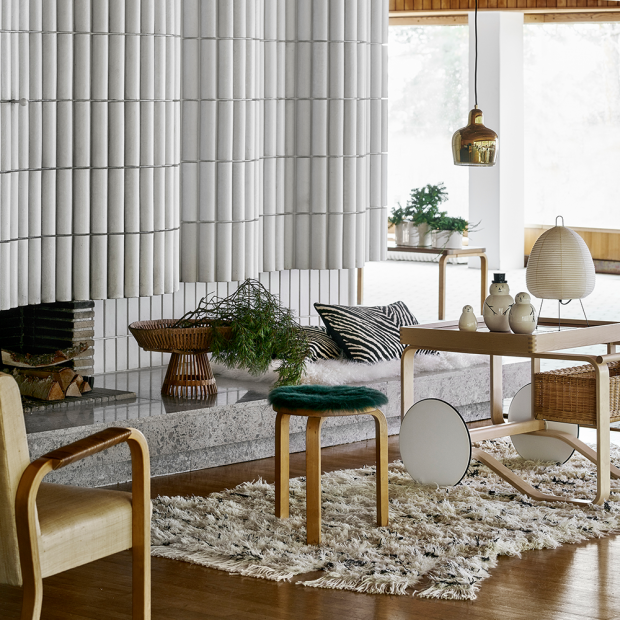 900 Tea Trolley Chariot à thé Blanc - Artek - Alvar Aalto - Objets sculpturaux - Furniture by Designcollectors
