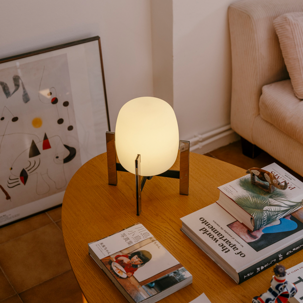 Cestita Metálica Tafellamp - Santa & Cole - Miguel Milá - Tafellampen - Furniture by Designcollectors