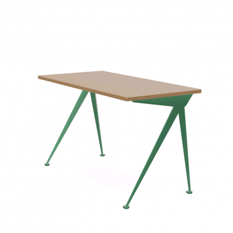 Compas Direction Desk - Natural oak - Blé Vert - Vitra - Jean Prouvé - Furniture by Designcollectors