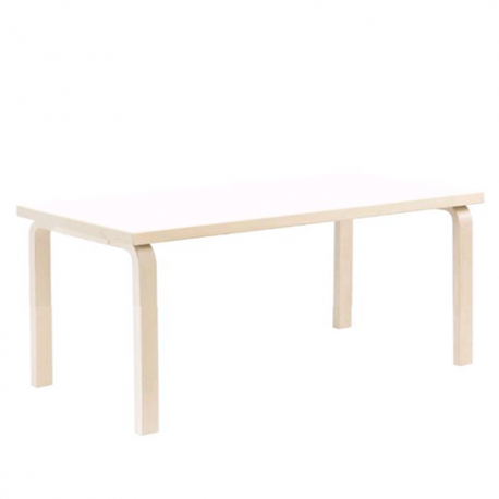 81A Table, White HPL, H: 60 cm - Artek - Furniture by Designcollectors