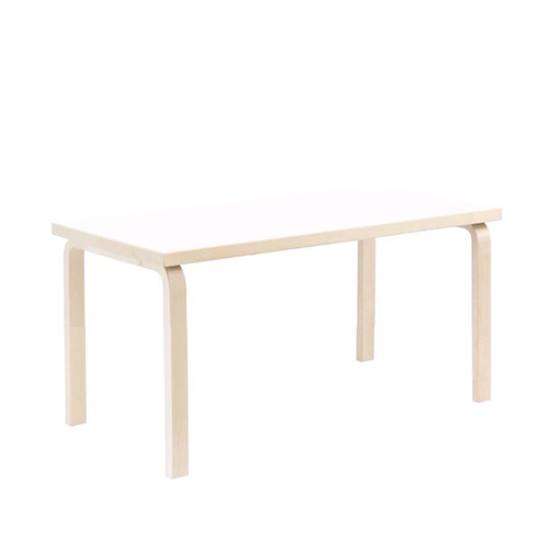 80A Table, Children's Table, White HPL, H: 60 cm - Artek - Alvar Aalto - Kinderen - Furniture by Designcollectors