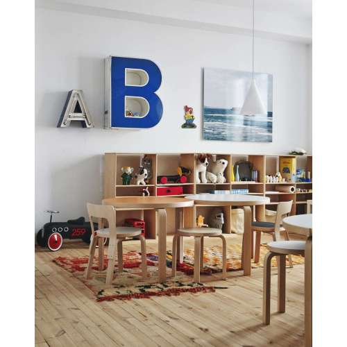 90A Table, Children's Table, Birch Veneer, H: 60 cm - Artek - Alvar Aalto - Children - Furniture by Designcollectors