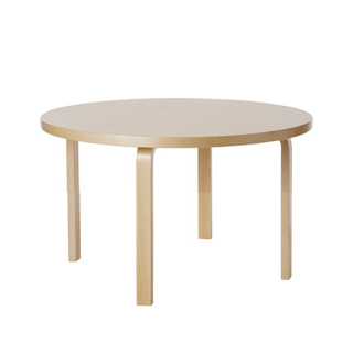 90A Table, Children's Table, Birch Veneer, H: 60 cm
