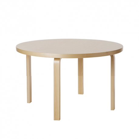90A Table, Children's Table, Birch Veneer, H: 60 cm - Artek - Furniture by Designcollectors