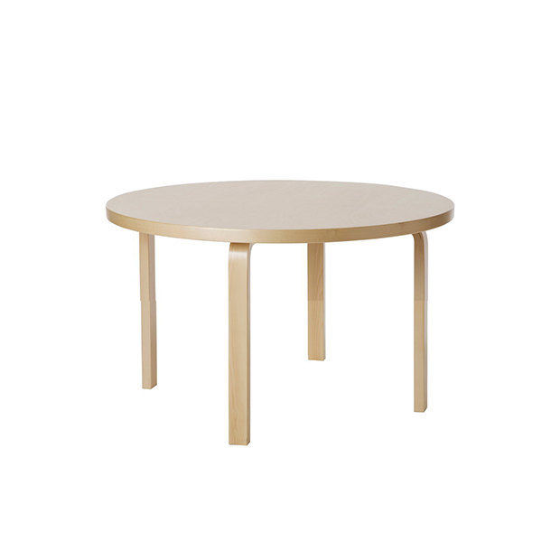 90A Table, Children's Table, Birch Veneer, H: 60 cm - Artek - Alvar Aalto - Children - Furniture by Designcollectors